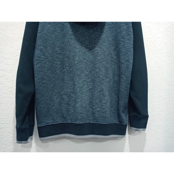 Vans Men’s Full Zip Hoodie Embroidered Logo Black Heather Off The Wall Small - Picture 7 of 12